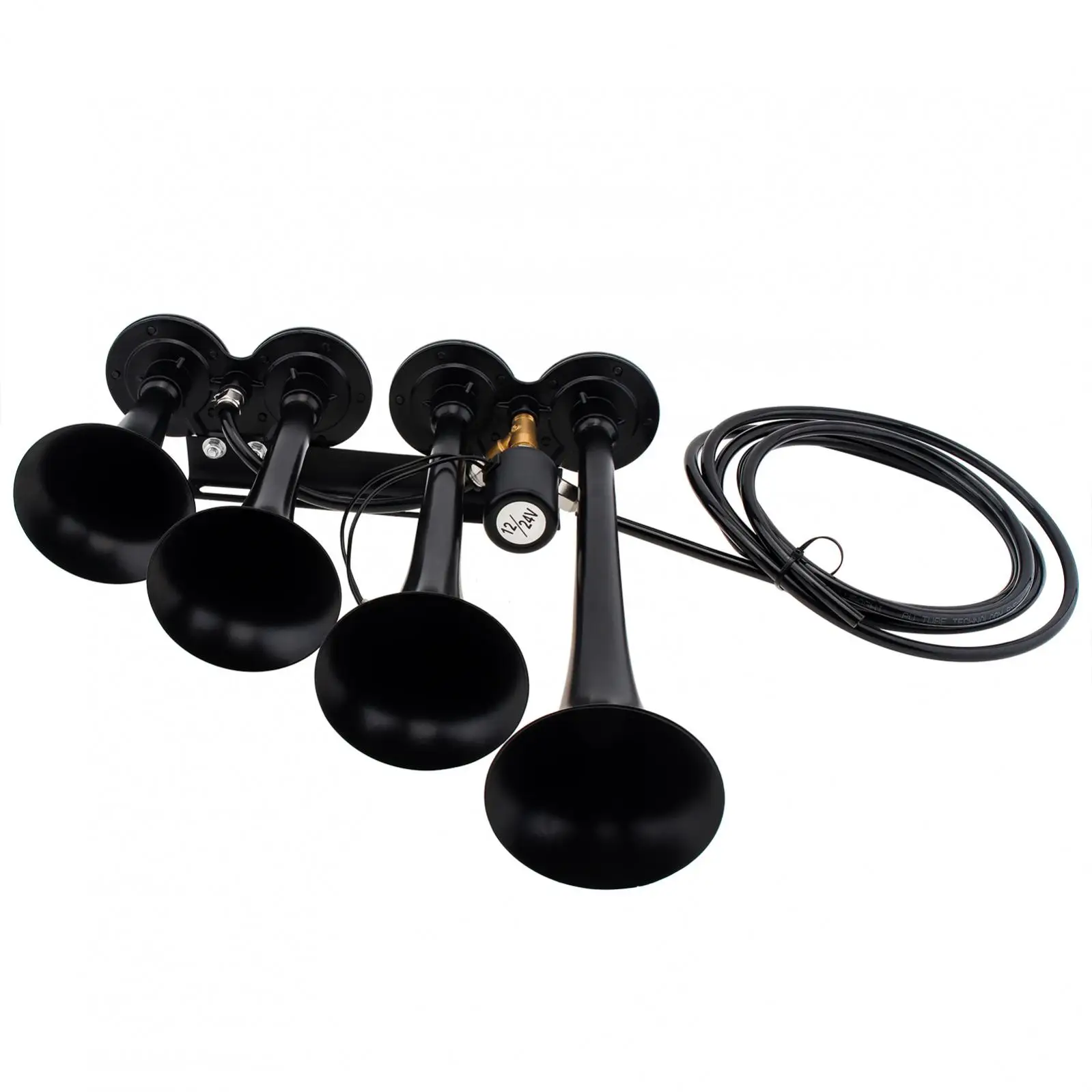 12 В 4 трубы 185 дБ супер громкий автомобильный электрический звуковой сигнал