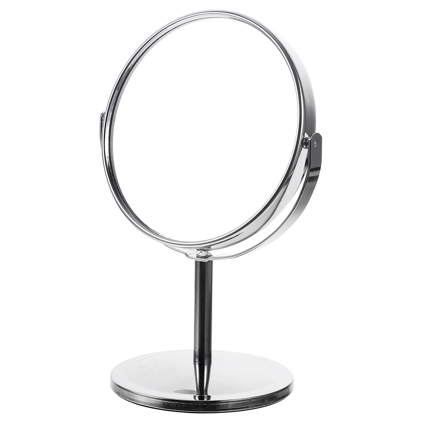 

Desk Vanity Mirror Makeup 360 Women Braiding Vanity Mirrors Shaving Table Metal Tabletop Miss Personal