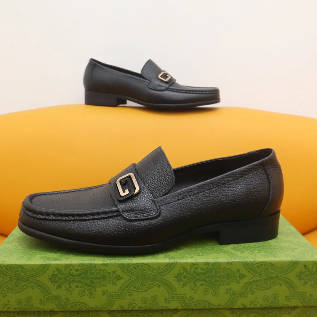 Мужская Gucci повседневная обувь из натуральной кожи Дышащий и стильный подходит