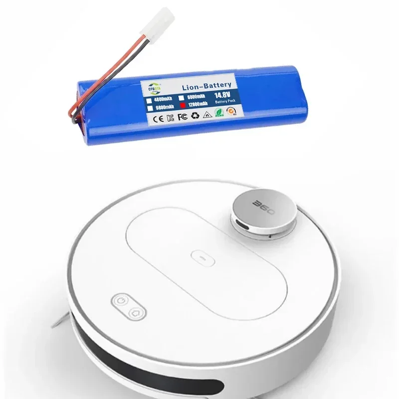 14 8 V 12800mAh упаковка для Qihoo .360 S6. Запасные аккумуляторы роботизированных