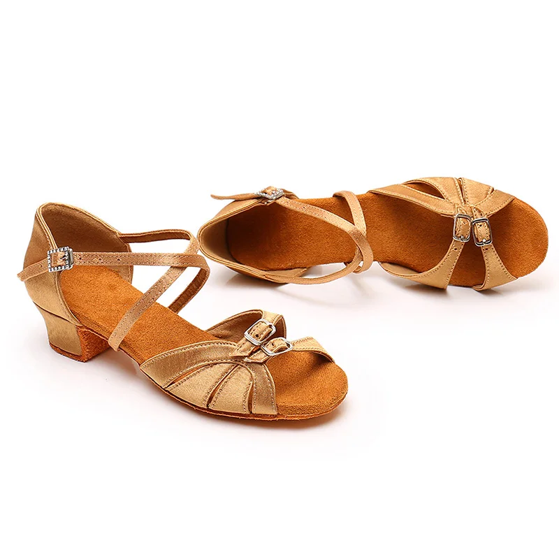 Girls Dance-Shoes Ballroom Children Latin Dance Shoes Soft  Women Ladies Girls Tango Jazz Dance Shoes Salsa Sandal Dropshipping
