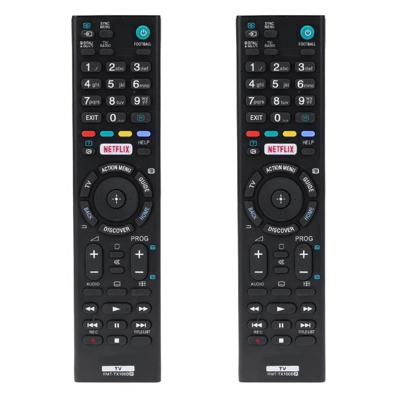 2X запасной пульт дистанционного управления для Sony Rmt-Tx100d Tx102u Tx102d Tx101d Tx100e Tx101e