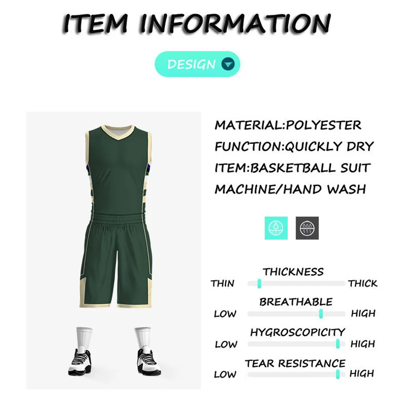 Full Sublimation Basketball Sets For Men Custom Name Number Logo Printed Jerseys Shorts Uniforms Quickly Dry Training Tracksuits