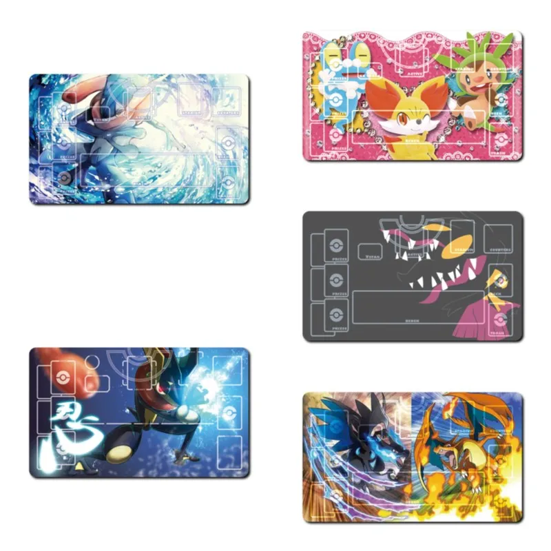 

60*35*0,2 см PTCG Покемон специальный игровой карточный коврик Битва против покемона XY Пикачу; Чаризард Greninja Коллекционные Подарочные игрушки