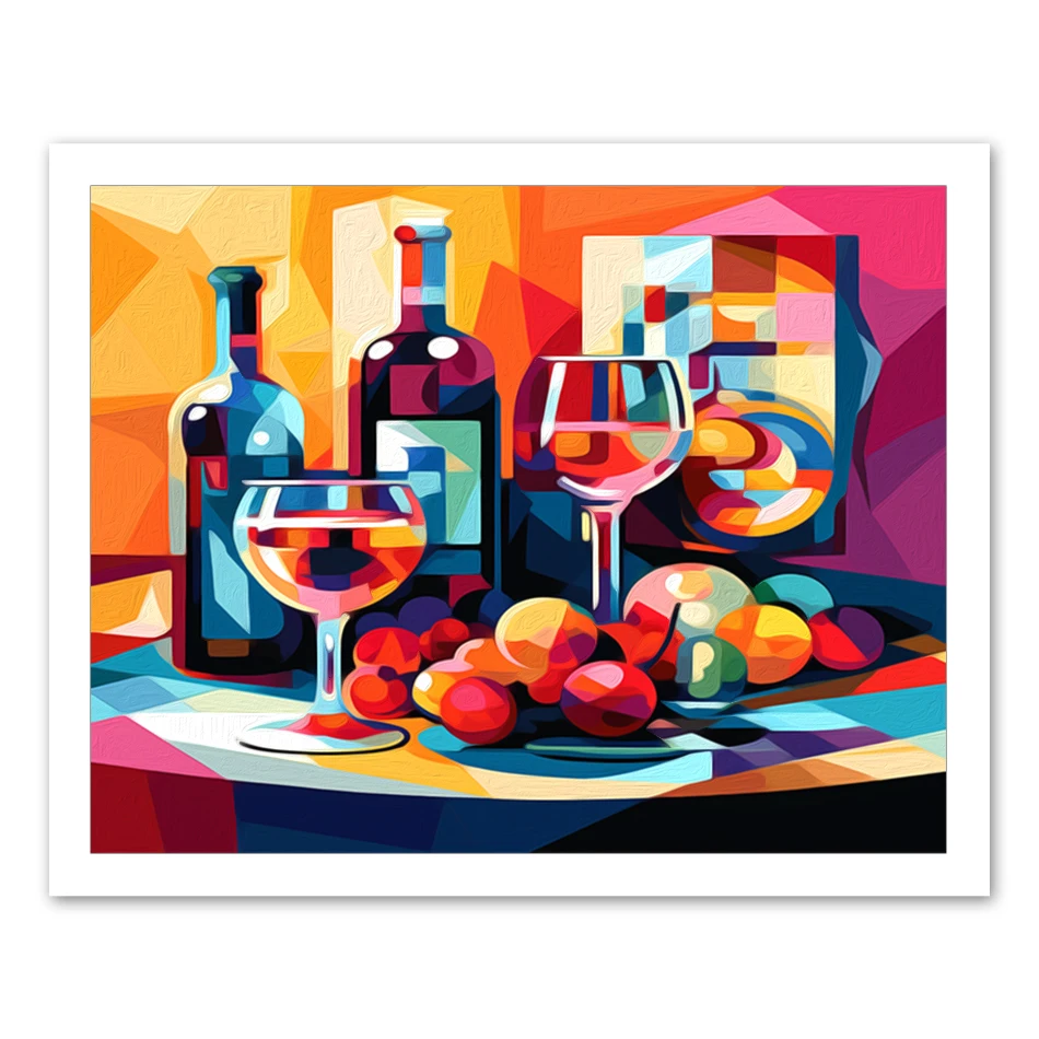 Картина по номерам на холсте с рамкой 40 х50