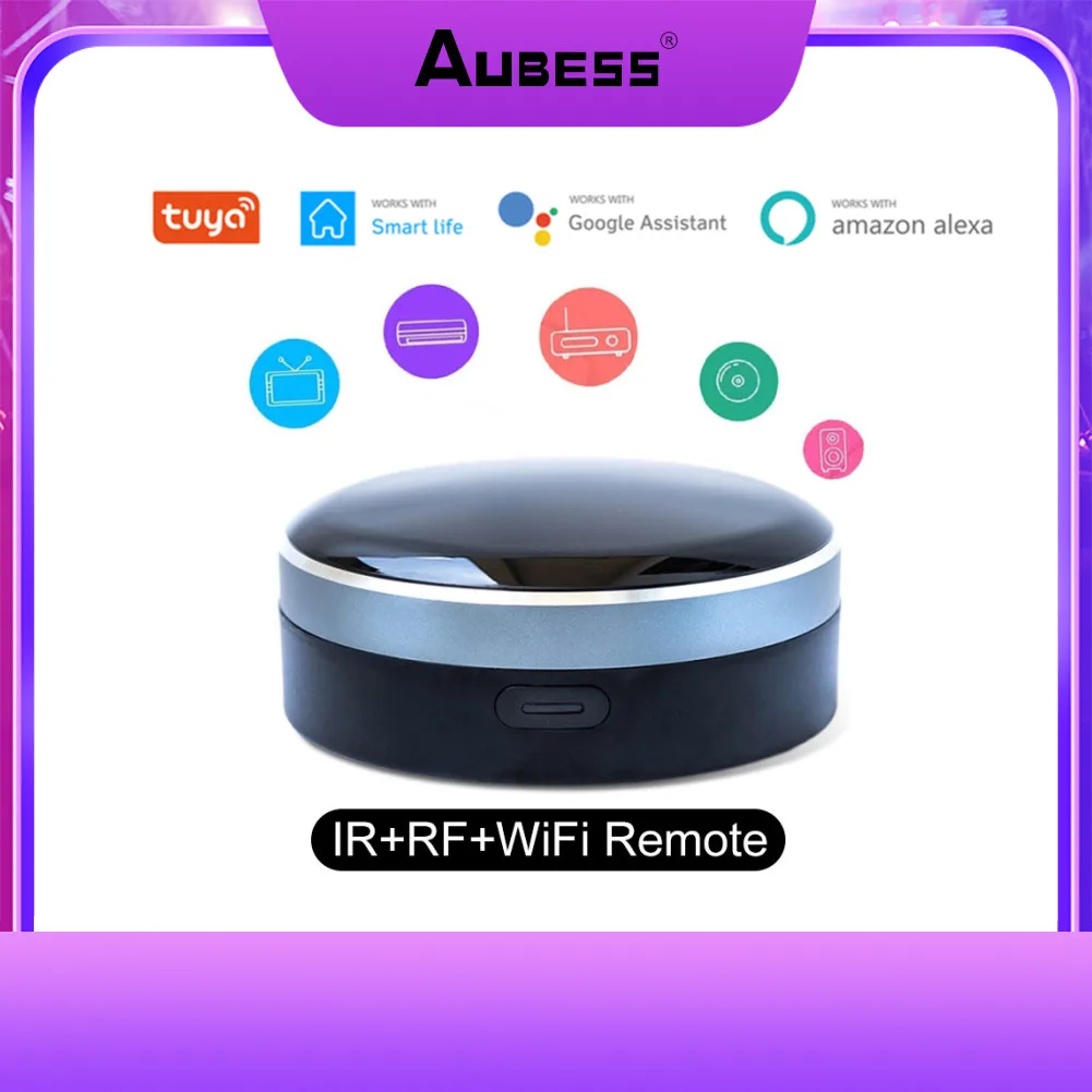 

Tuya Intelligent WiFi Infrared Universal Remote Controller Smart Home Appliances Remote Control Work With Alexa Google Home
