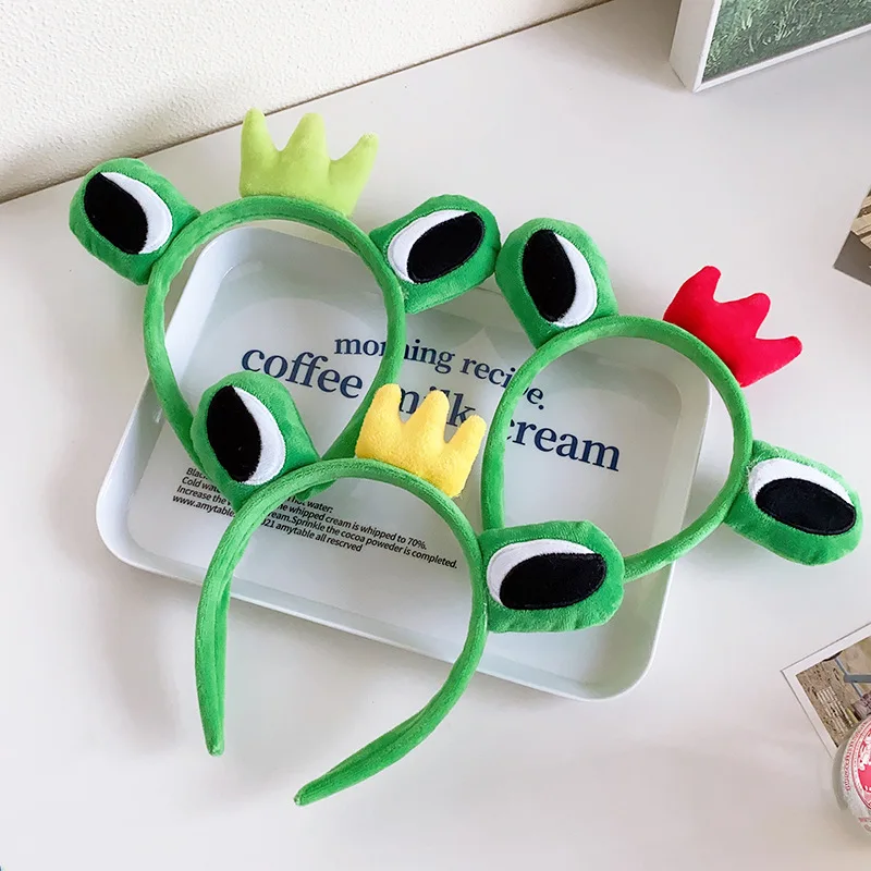 Женский ободок лягушка забавная мягкая повязка на голову для ухода за кожей