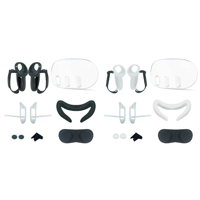 

ESTD Full Coverage Silicone Cover Set for Virtual Reality Headset Grip Protector