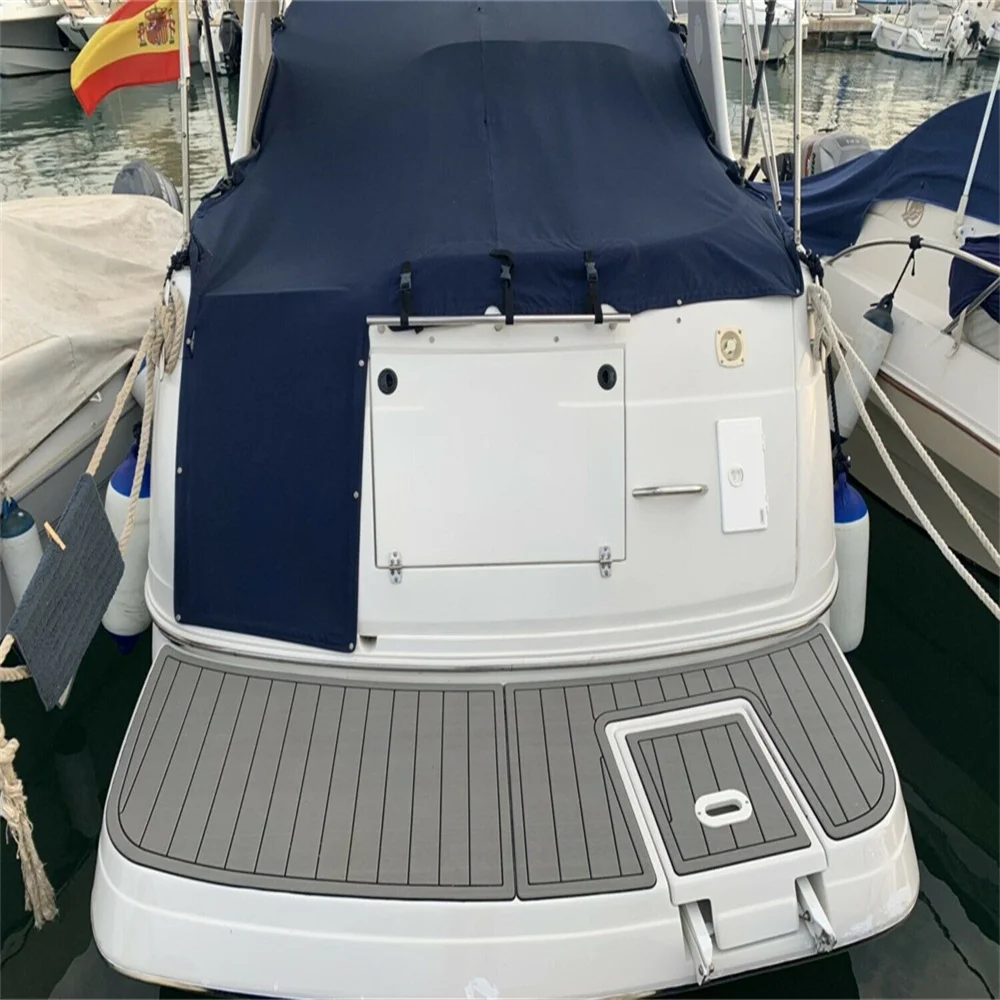 2022 Aquila 54 Yacht Swim Platform Кокпит Pad Лодка EVA Foam Teak Deck Mat Seadek MarineMat Gatorstep Style Самоклеящийся