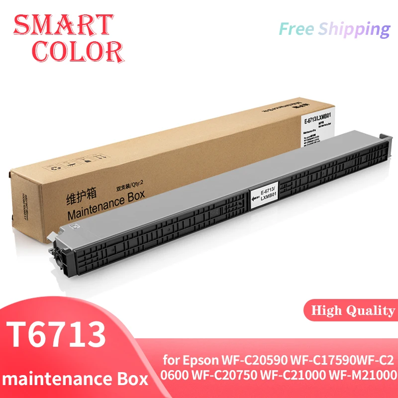 T6713 бокс для технического обслуживания Epson WF-C20590 WF-C17590 WF-C20600 WF-C20750 WF-C21000 рабочее