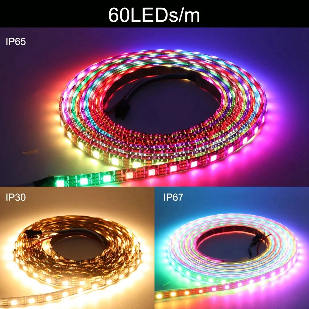 Светодиодная RGB лента WS2812B 5 в постоянного тока |
