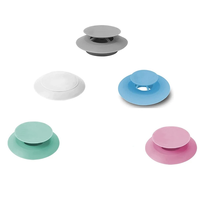 

20PCS Shower Drain Stopper Silicone Bathtub Drain Strainers Hair Trap Hair Catcher Bathtub Drain Stopper Protectors