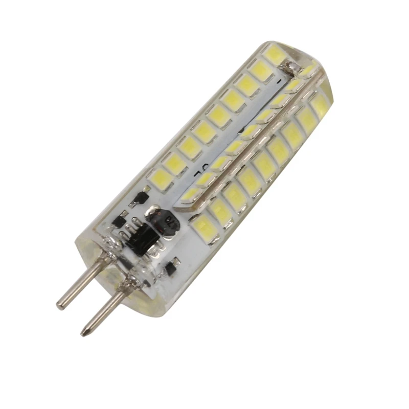 

6X 6,5 W GY6.35 светодиодный лампы 72 2835 SMD СВЕТОДИОДНЫЙ 6000 лм 50 Вт галогенные лампы эквивалентные регулируемой яркости чистый белый K силиконовая лампа-кукуруза