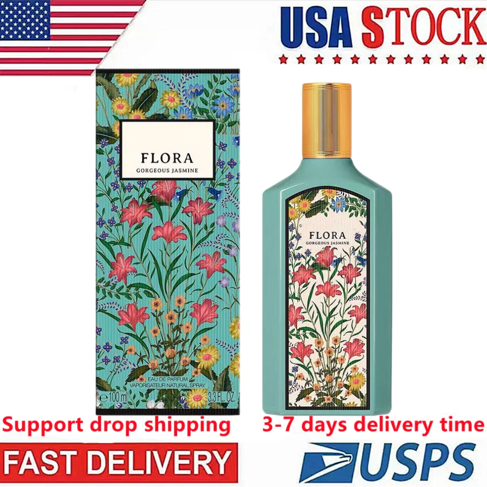 

100ml Flora Gorgeous Jasmine Parfum Pour Femme Body Spray Nice Smelling Floral Dating Parfum Original Fragrance Perfume Women