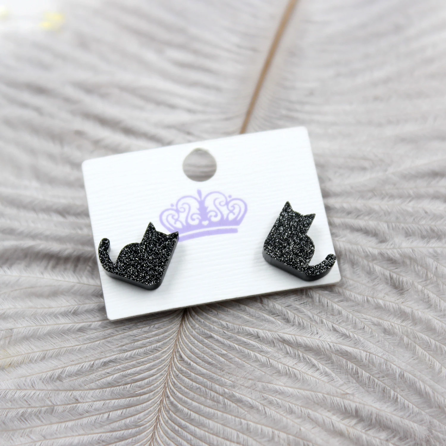 12/14 мм блеск акриловые серьги-гвоздики в форме черепа паук тыквы призрачная