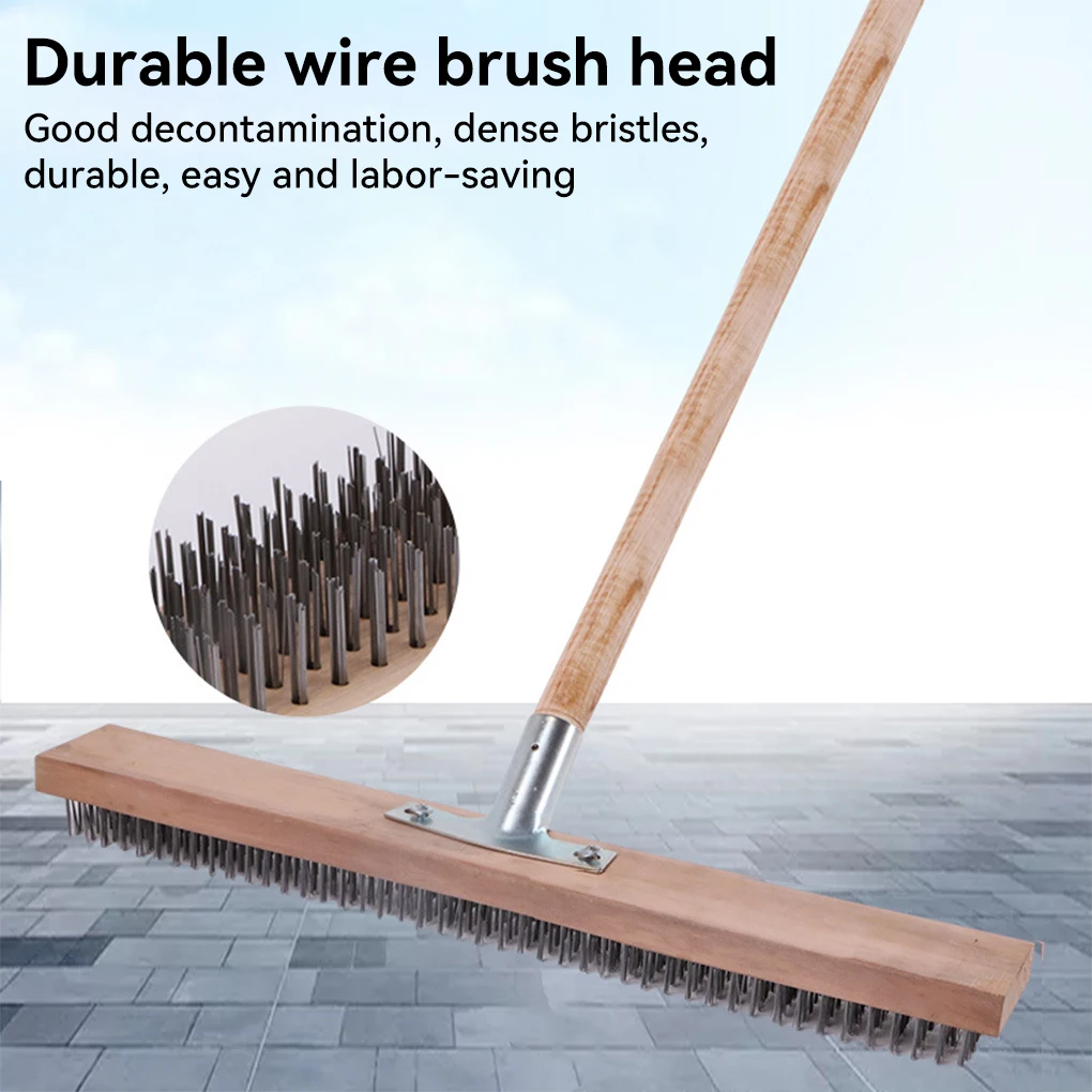 

Long Handle Floor Wire Brush Accessories Household Indoor Efficient Stain Remover Cleaning Supplies Tool Accessory 20cm