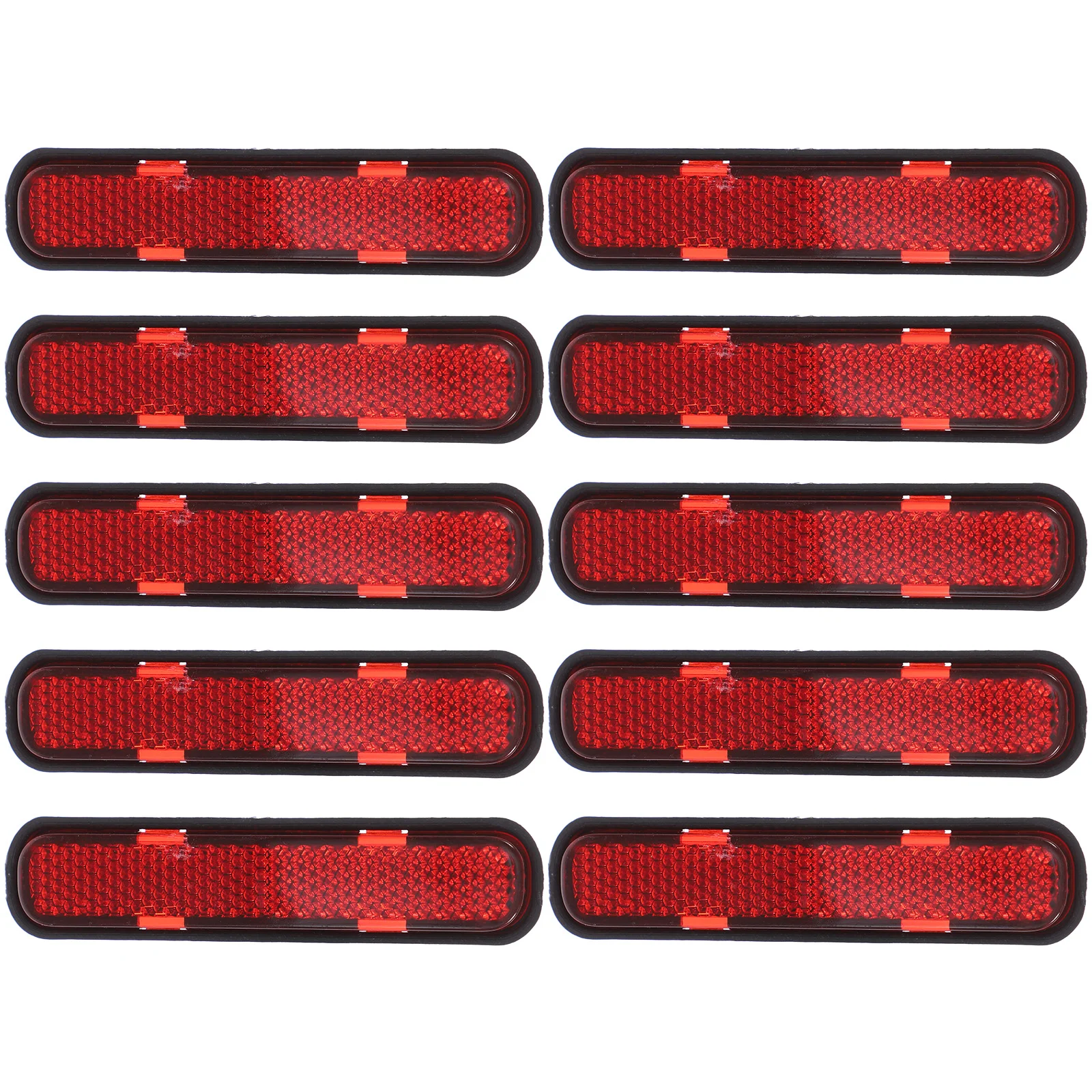 

10 Pcs Reflector Trailers Safety Reflectors Automotive Wheels Screw Car Fence Driveway