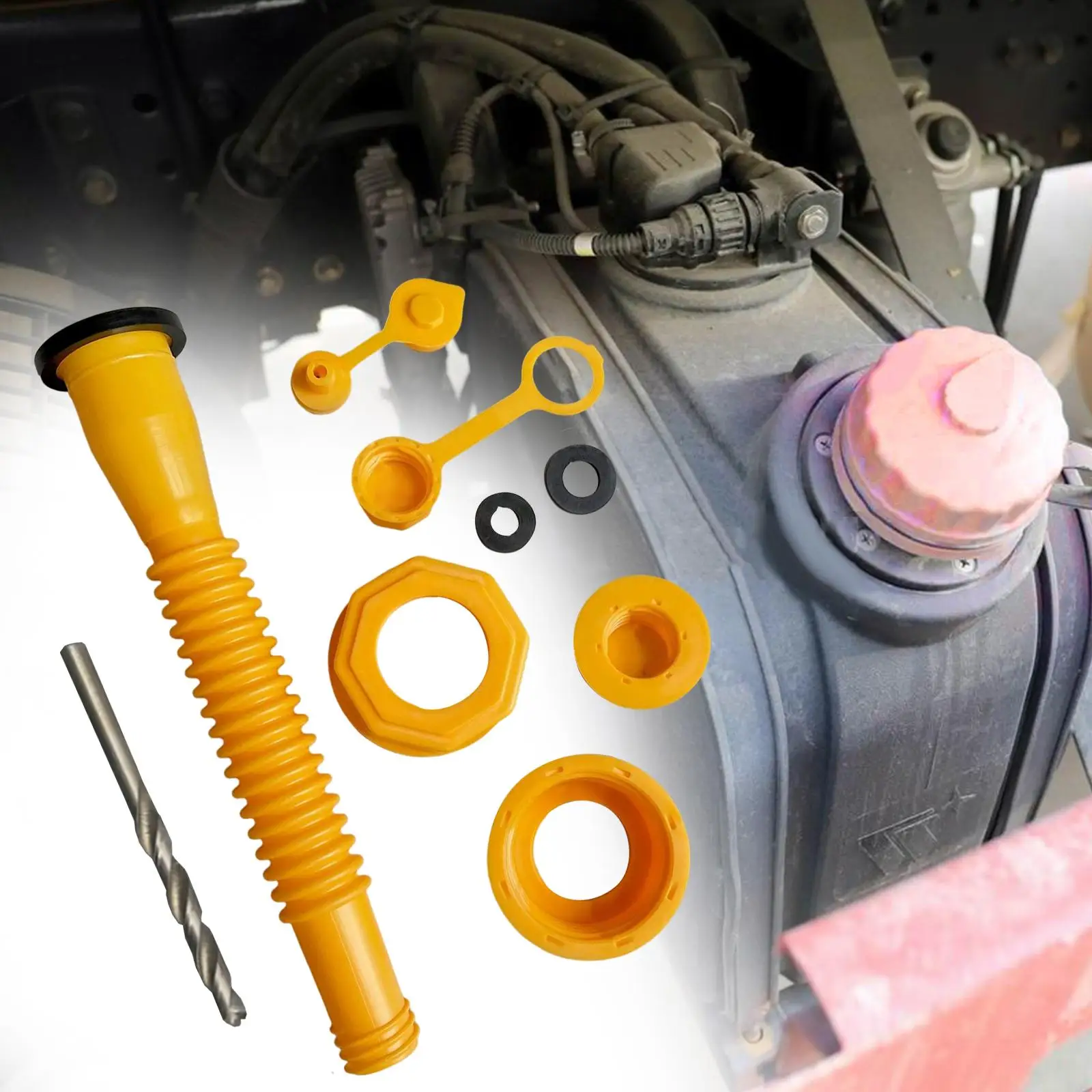 

Gas Can Spout Replacement Flexible Multifunction Bendable Durable for Gas Containers Industrial Machinery Fuel Cans Accessories