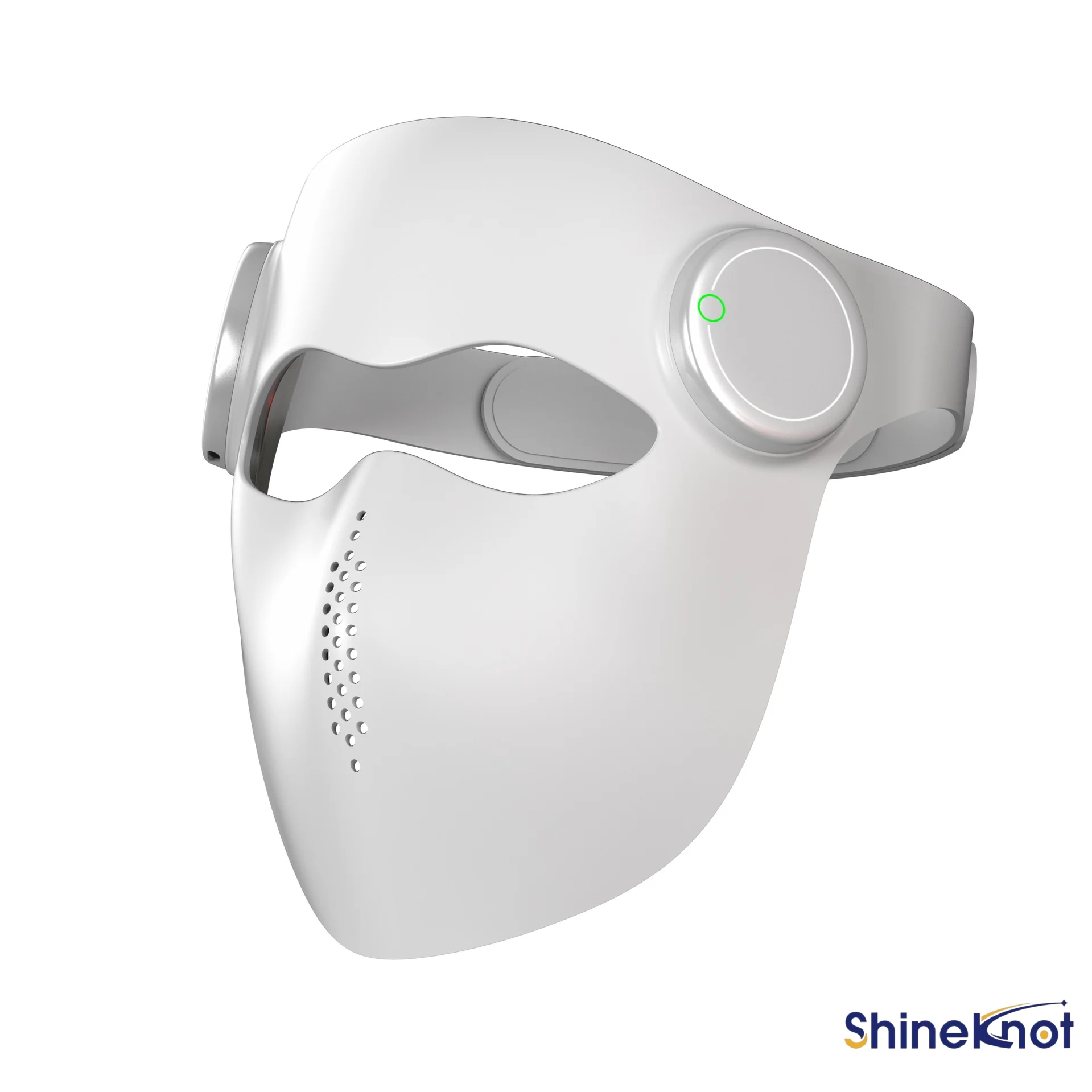 Инфракрасная косметическая маска SHINEKNOT для лица с красными и синими LED-лампами для ухода за кожей, перезаряжаемая, 630НМ+460НМ+850НМ, голосовое управление по Bluetooth (art.: 3920da095903f) - 3920da095903f