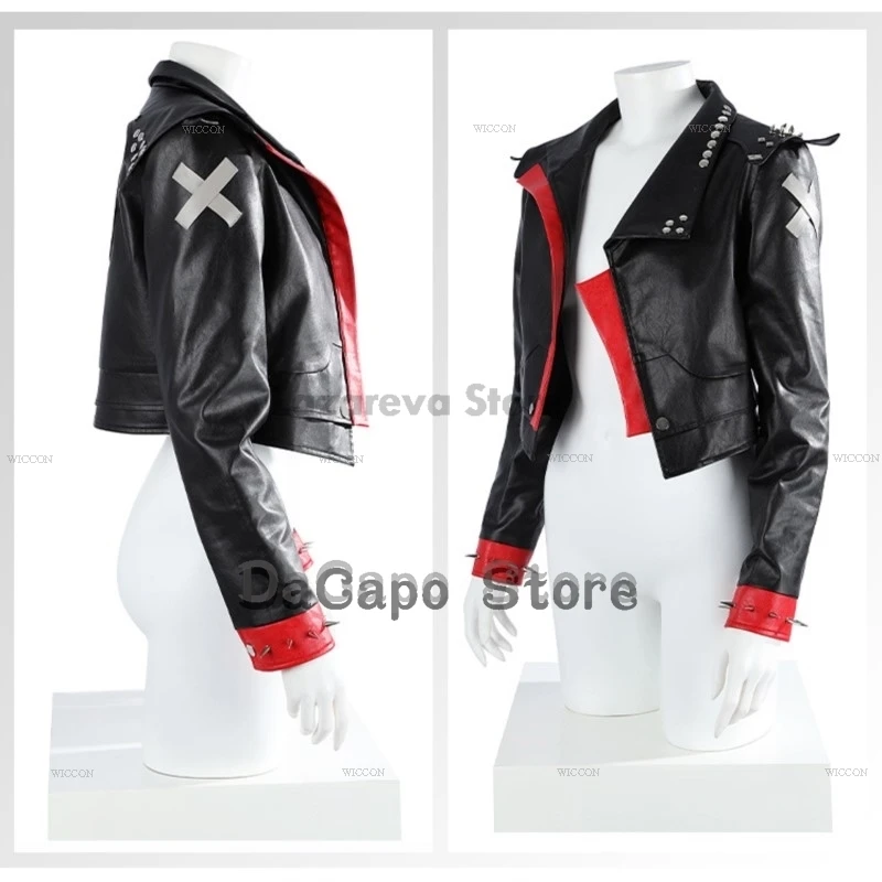 Arcane S2 Vi Violet TV Lol Косплей Пальто Костюм Игра Ролевая Женский Наряд Хэллоуин