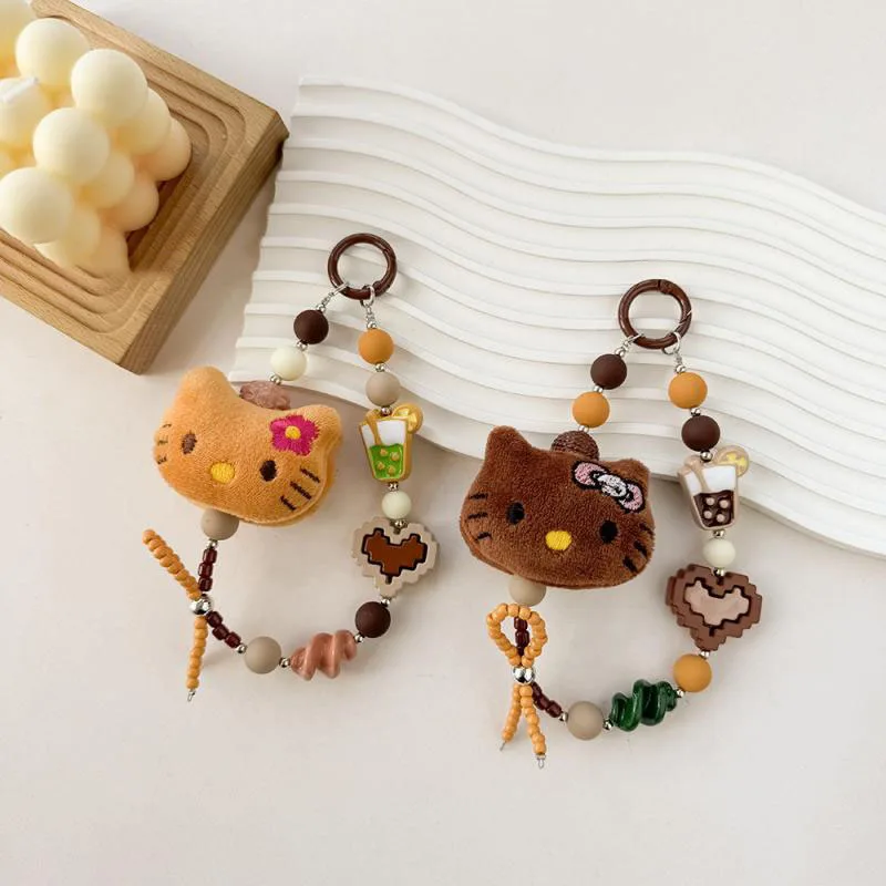 

New Hello Kitty Sanrio Kawaii Anime Bag Pendant Sweet Beautiful Ordinary Key Tool Cartoon Cute Creative Gift Toys for Girls
