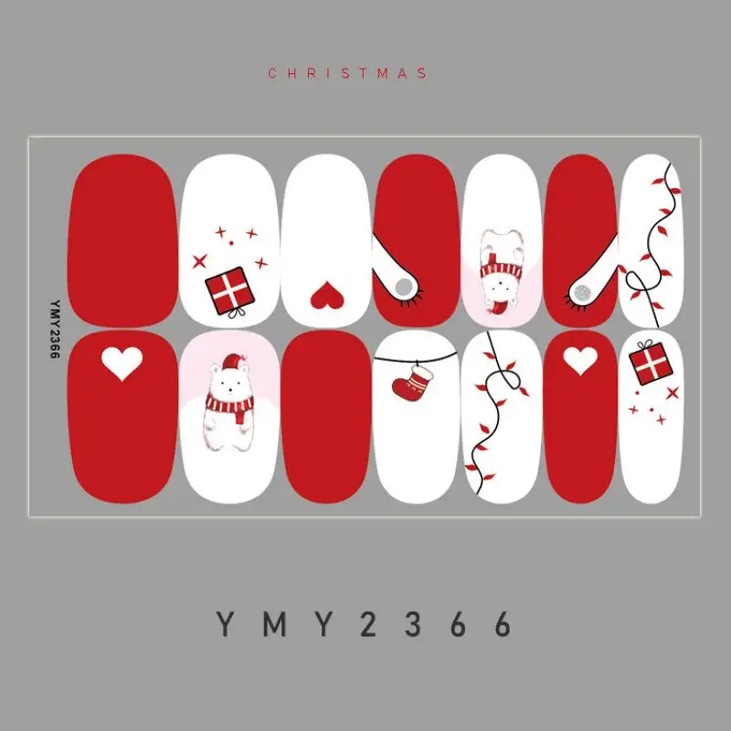 

New nail stickers set nail stickers Christmas Halloween nail stickers nail stickers 14 stickers Nail Stickers Nail Art