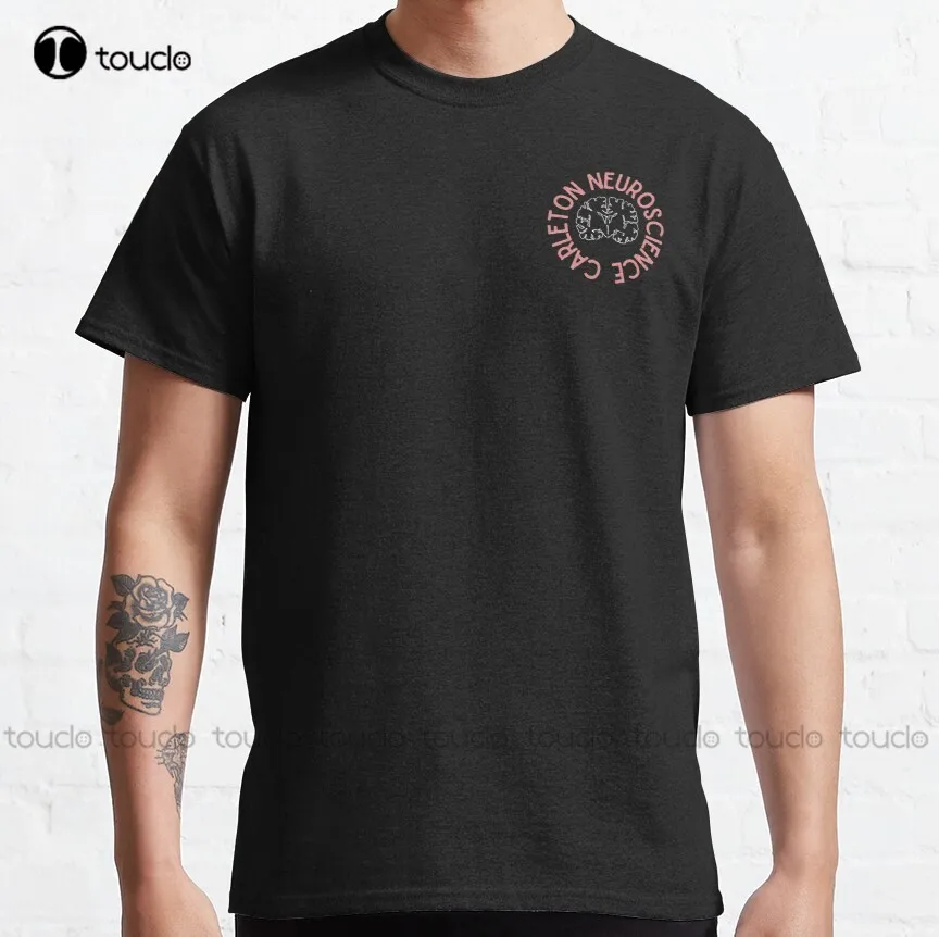 

Классическая футболка Carleton Neuroscience, высококачественные милые элегантные милые хлопковые футболки с милым мультяшным рисунком