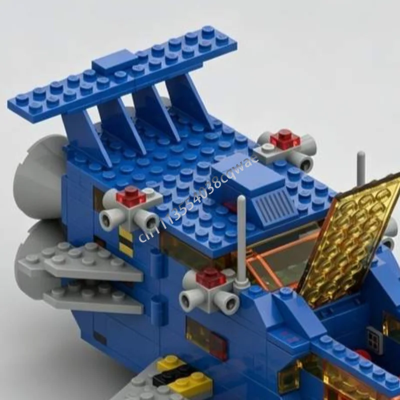 Конструктор «Космический корабль Безумная комета» (507 деталей), модель MOC, настраиваемый, для самостоятельной сборки, научно-фантастический транспорт, игрушка, креативный подарок, развивающая игра (art.: 3920dc7f1dfcf) - 3920dc7f1dfcf