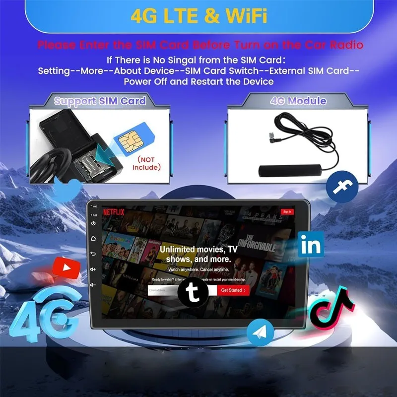 Фото Автомагнитола Evean 8G 256G Octa Core Android 16 с Carplay и Android Auto, 2 DIN, мультимедийный плеер, камера 360°, голосовое управление №5