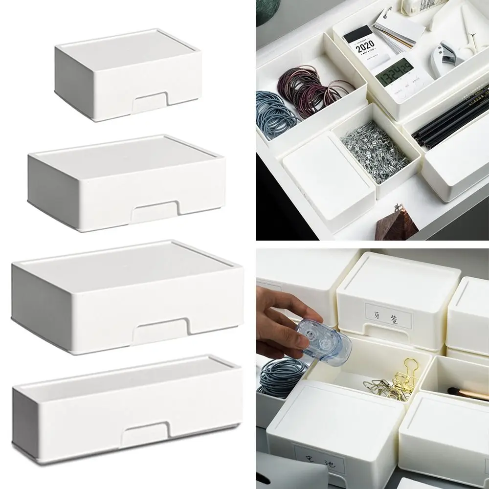 

Stationery Container Compartment Divide Drawer Organizer Desktop Storage Bin Cosmetics Tray Divider Drawers Storage Box