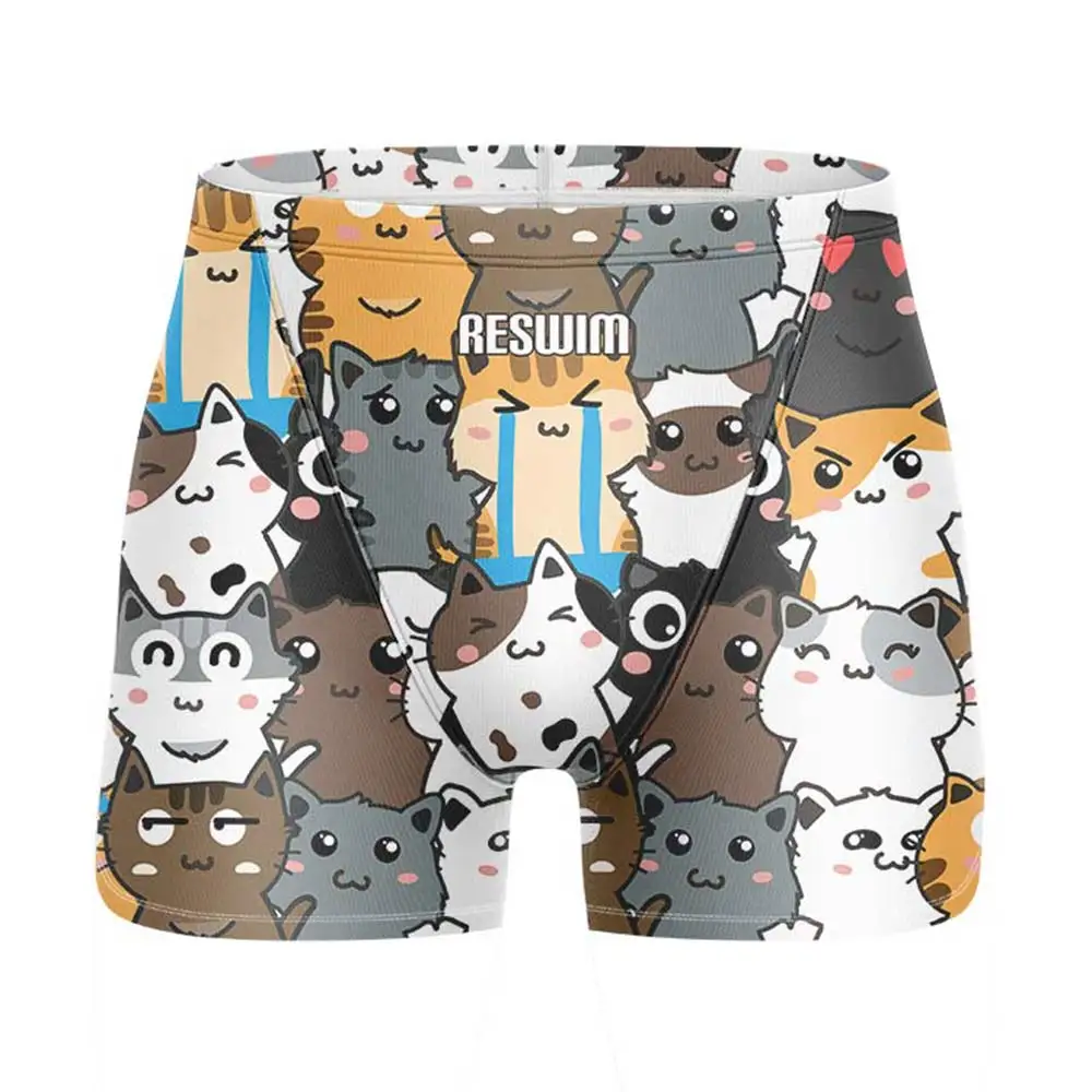 Мужской раздельный купальник плавки пляжные трико шорты спортивные