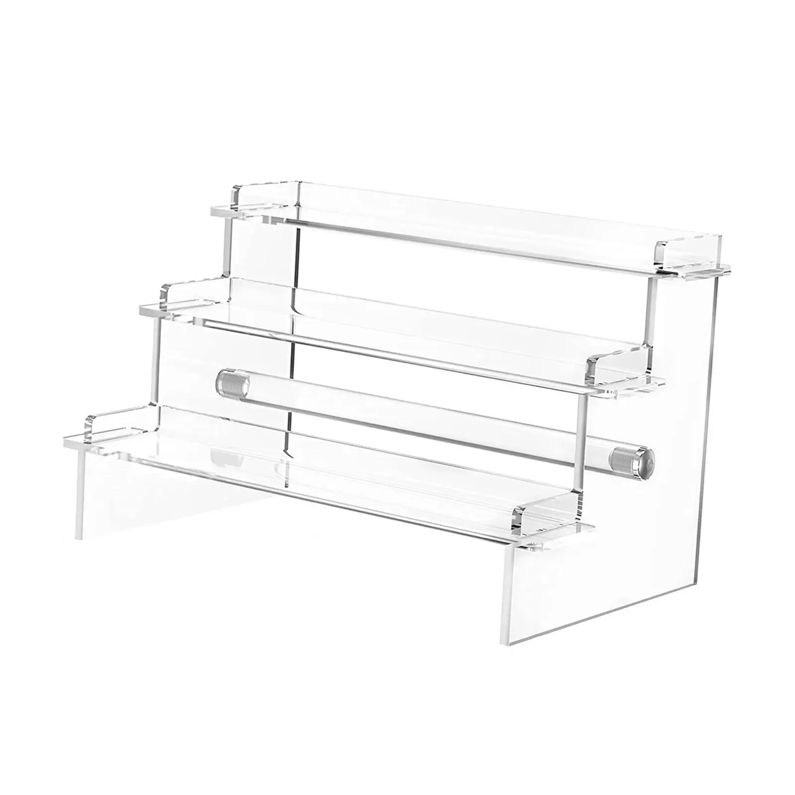 

3 Tier Acrylic Display Riser Shelf Doll Stand Organizer Jewellery Display Stand for Doll Model Action Figure Cosmetic Candies