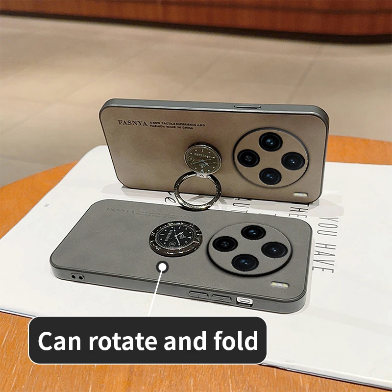 Кожаный чехол для Vivo X100 Pro роскошная защита фотоаппарата X 100