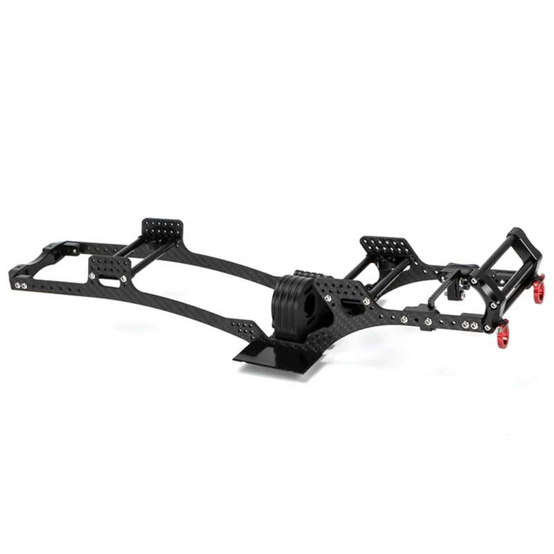 

LCG Carbon Fiber Chassis Kit Frame Rail Skid Plate Gearbox Bumper Set for Axial SCX10 1/10 RC Crawler Car DIY Upgrades