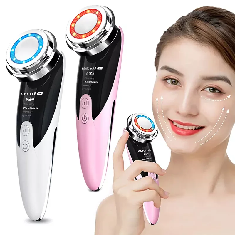 

Face Massager Skin Rejuvenation Radio Frequency Mesotherapy LED Facial Lifting Beauty Machine Vibration Wrinkle Removal Device