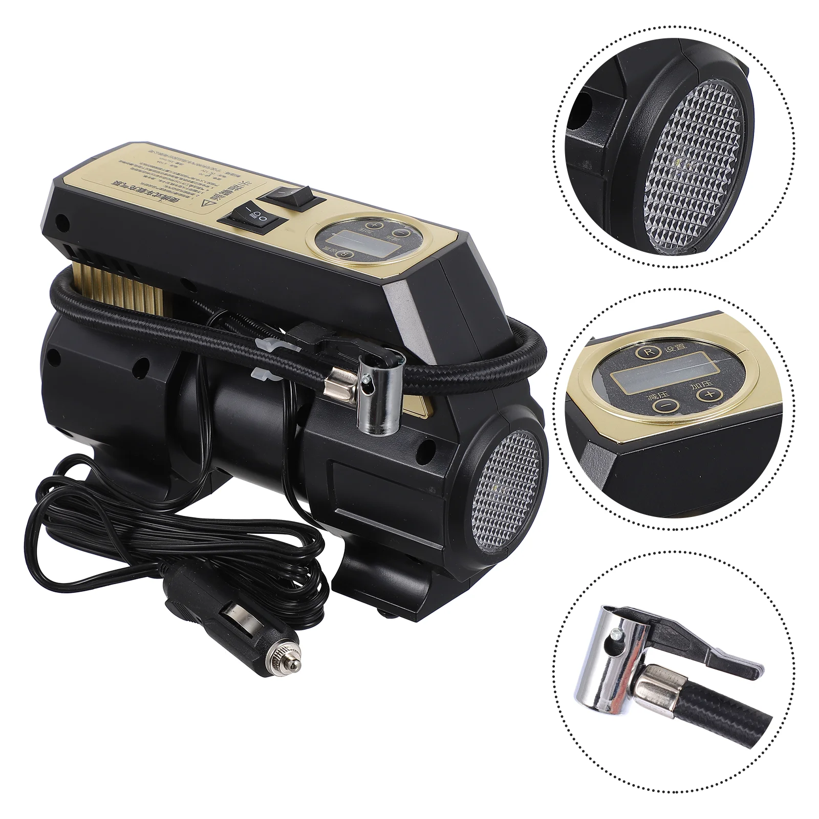 

Air Pump Portable Vehicle Car Inflatable Compressor Auto Electrical Tire Inflator