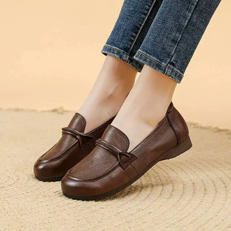 Flats Casual Women's Loafers Medical Shoes for 2023 Barefoot Comfortable Moccasin Woman Soft Sandals Spring Summer Free Shipping