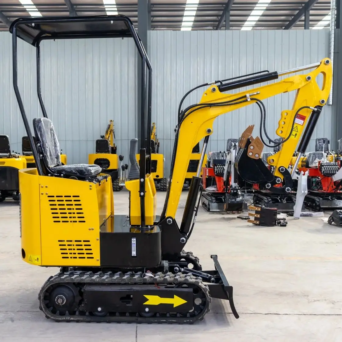 Заводская поставка по оригинальной цене маленький гусеничный экскаватор 1 2 тонн