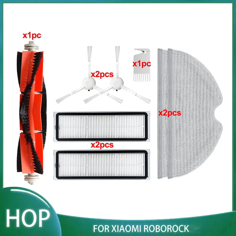 Фильтр Hepa для Xiaomi Mijia 1C 2C STYTJ01ZHM / Dreame F9 / Mi Robot Pembersih Vakum Sikat Rol Aksesori Suku Cadang Kit