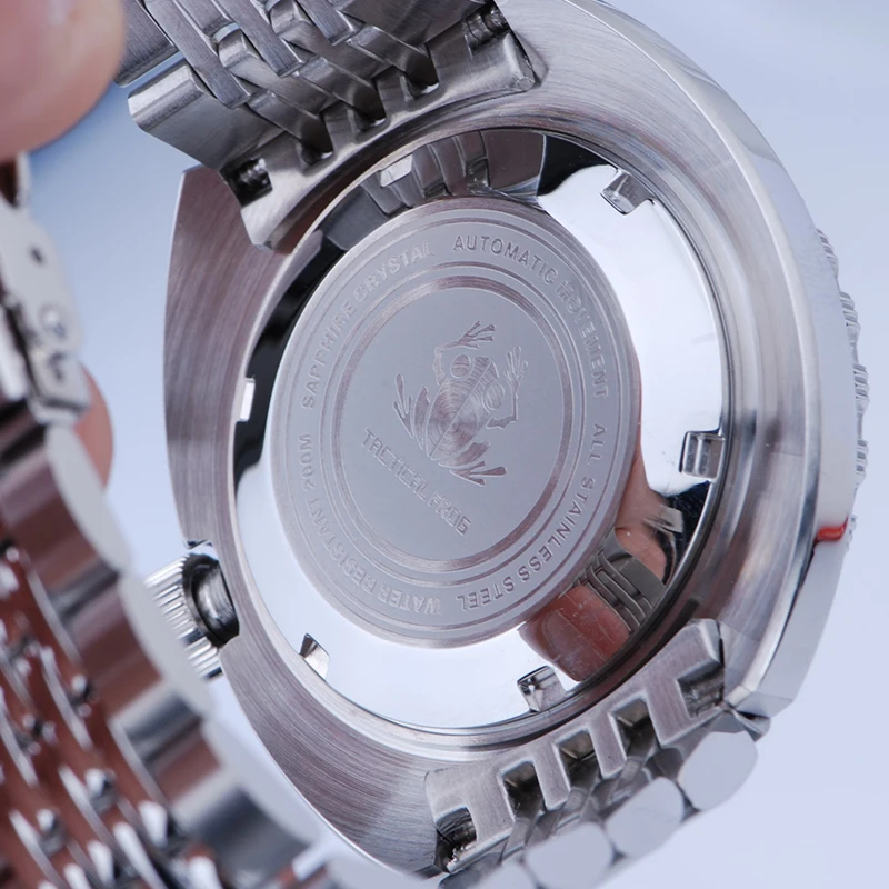 Pаспродажа Мужские Водонепроницаемые механические часы с автоподзаводом и сапфировым стеклом