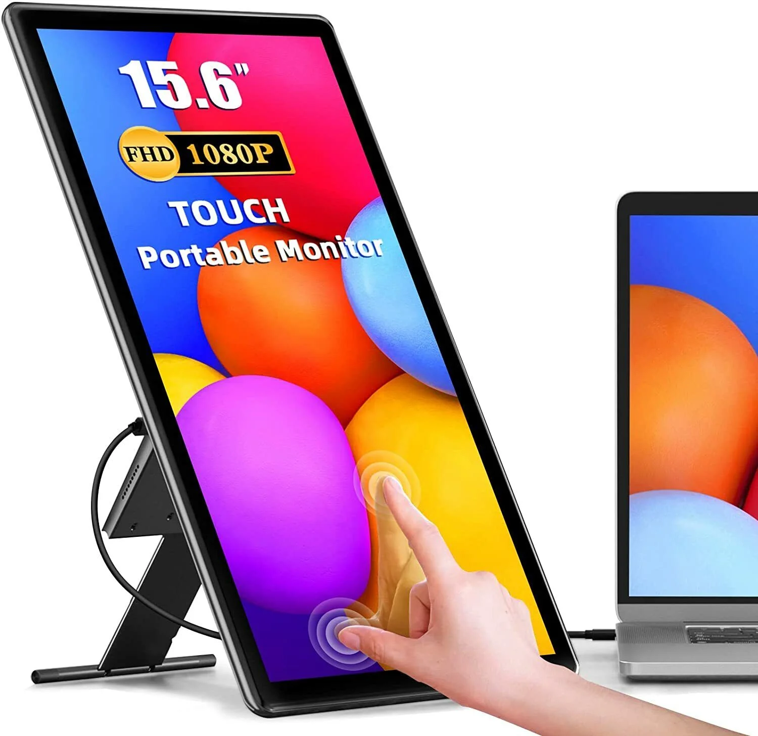 Портативный монитор UPERFECT с сенсорным экраном 15 6 дюйма разрешением 1080P тип C