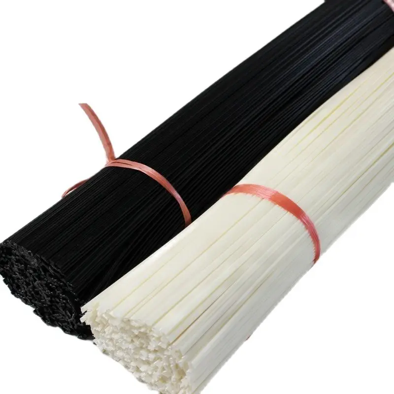 1KG 70-115PCS ABS PE PP PPR PVC Plastic Welding Rods White Black