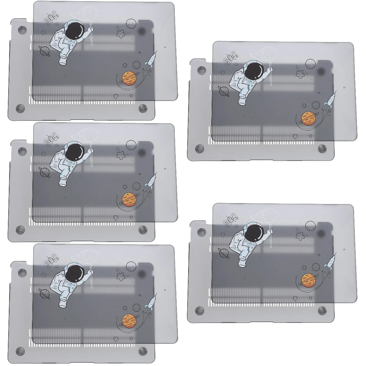 

5 Pairs Marble Notebook Laptop Case Cover Skin Applique 31X20.6CM TPU Accessories Protector