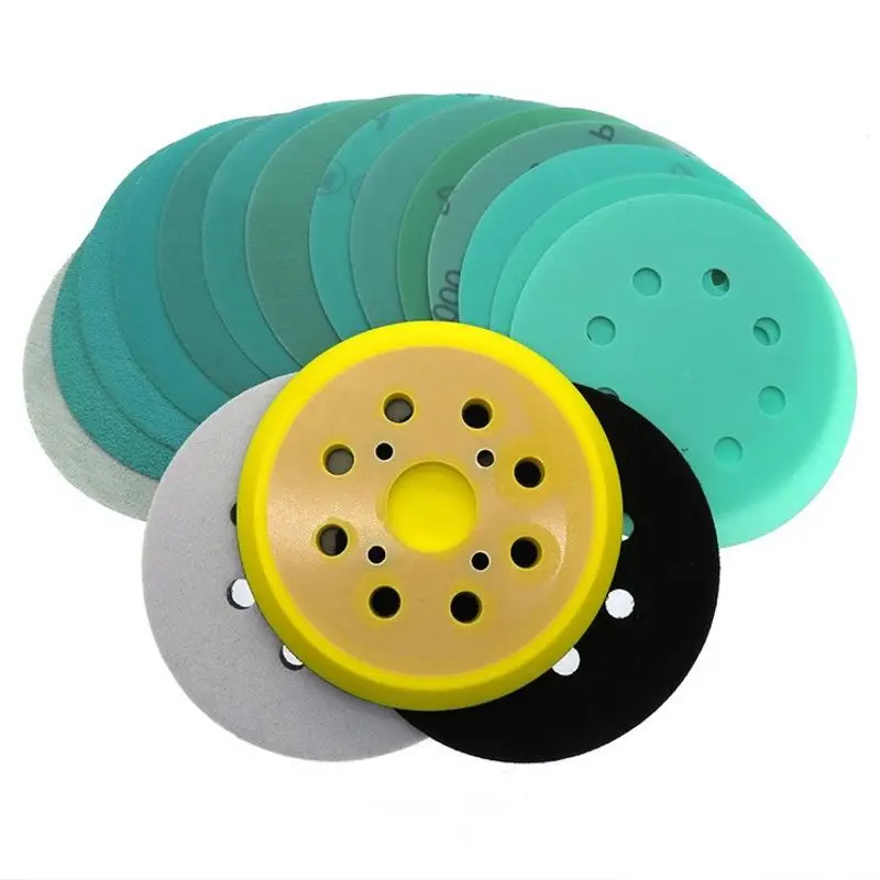 

Professional Anti Clog Car 125mm Sandpaper 5" Film Sanding Disc Abrasive Tools