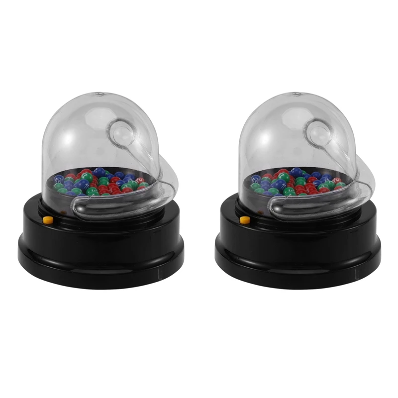 

2X Electric Lucky Lottery Toy Number Picking Machine Mini Lottery Bingo Games Shake Lucky Ball Board Game Party Games