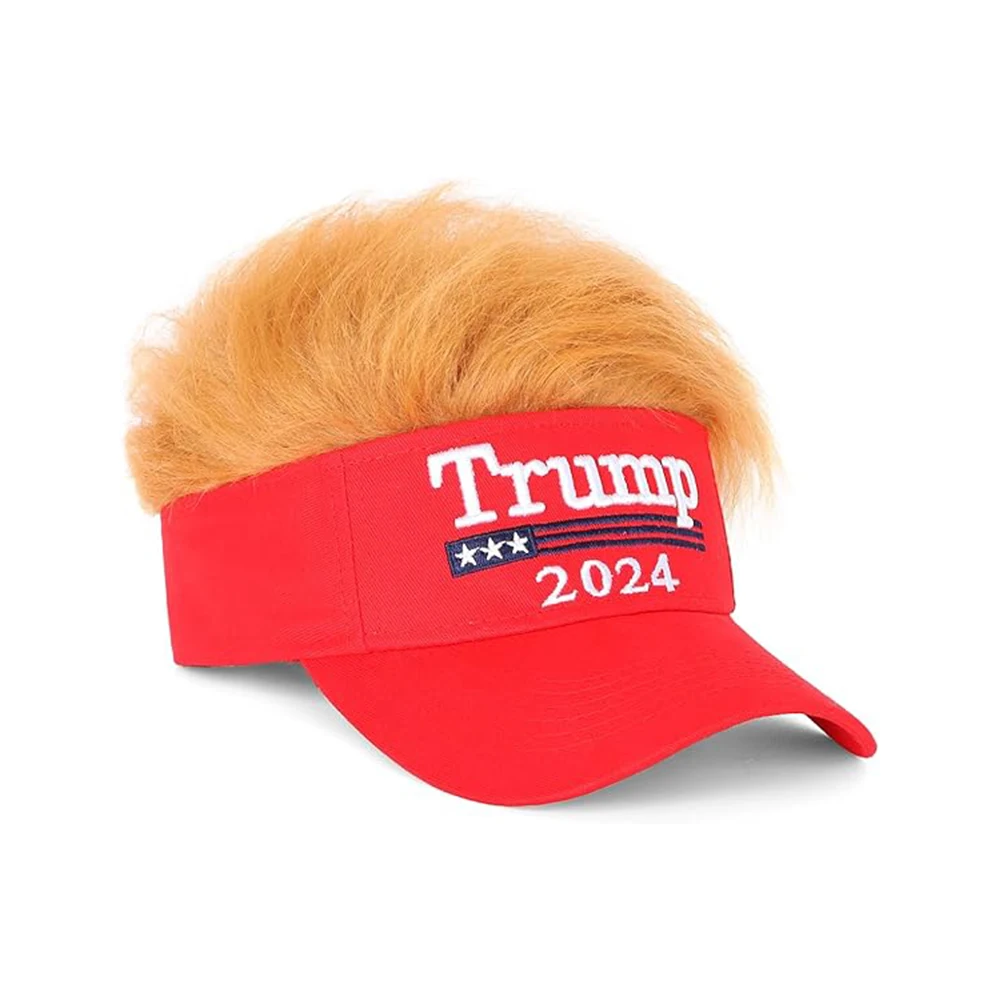 Синтетическая шляпа Trump 2024 сверхрегулируемая бейсболка MAGA Design для любителей