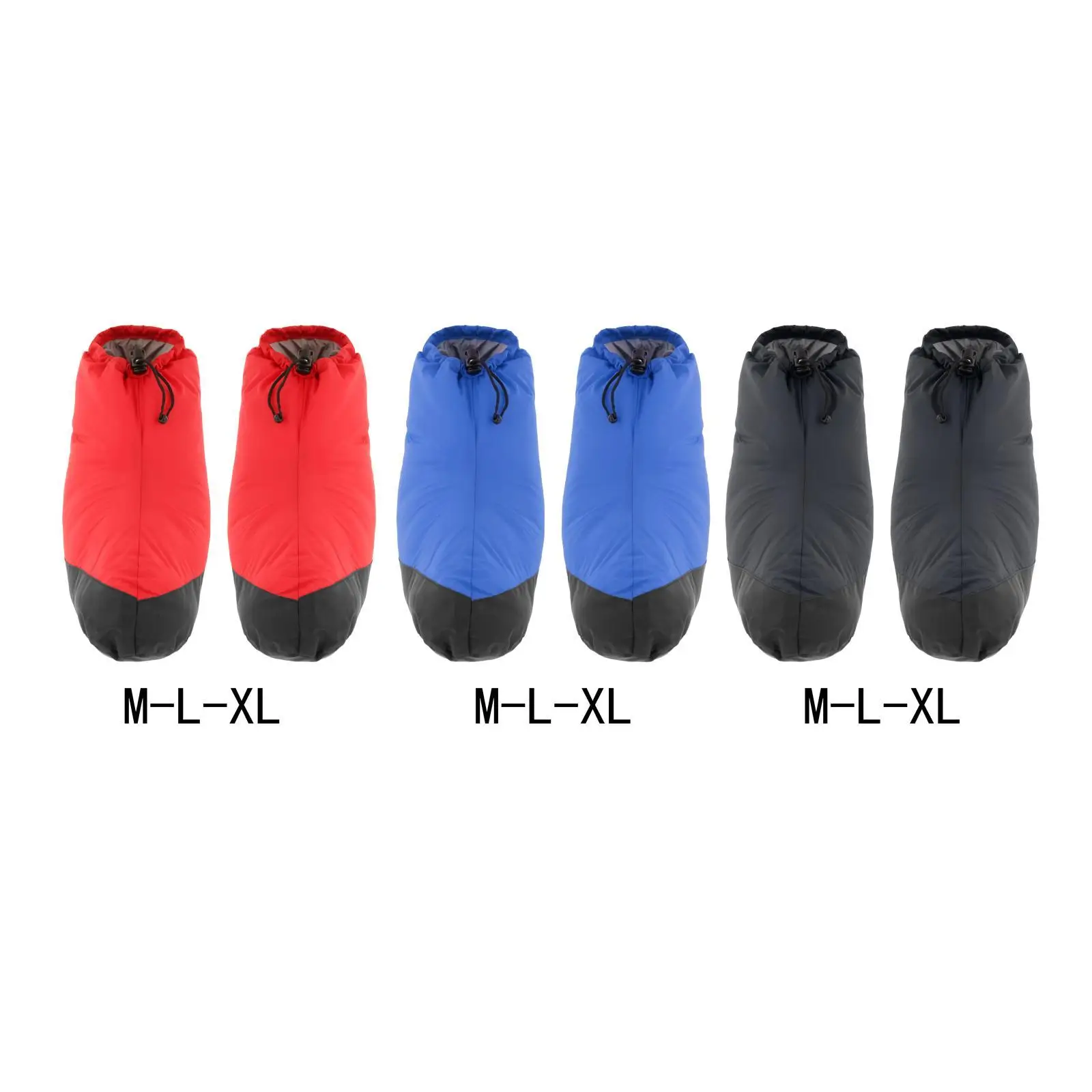 

Duck Down Booties Sleeping Bag Accessories Duck Down Slippers Ultralight Camping Outdoor Soft Sock Unisex Indoor Warm Boots