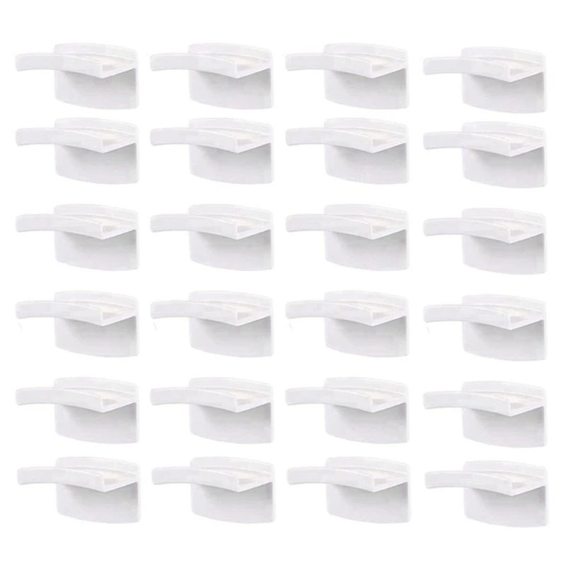 

24 Pack Adhesive Hat Hooks For Wall Mount No Drilling,Minimalist Hat Rack Design Rust Proof Self Adhesive Hooks