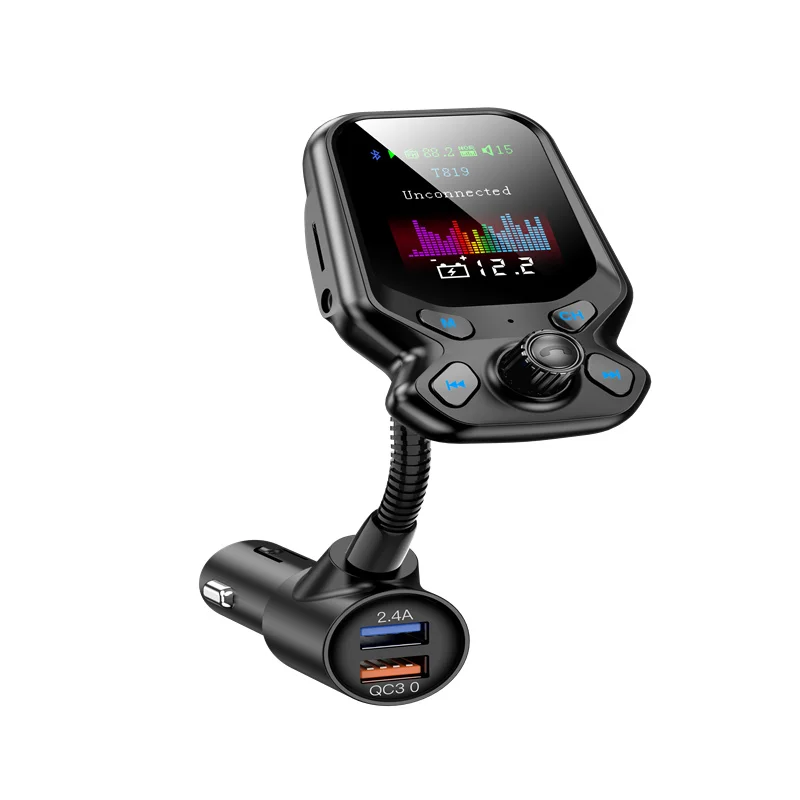 

3,5 AUX линия автомобиля Bluetooth MP3 гусиная шея функция телефона QC3.0 передача