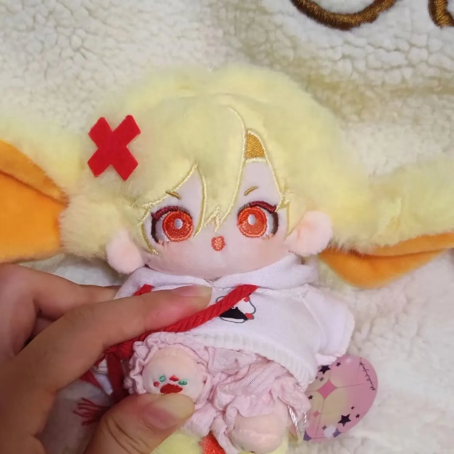 

Genshin Impact Kaveh 10cm Plush Cotton Doll Starfish Body Toy Pendant Key Chain Plushie Funny Gift